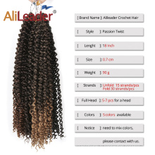 Extension de cheveux synthétiques Ombre Passion Twist Crochet Hair